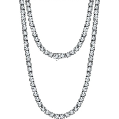 Majya Stříbrný tenisový řetízek 11599