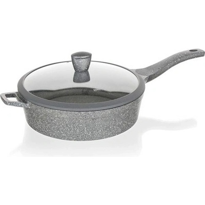 Banquet hluboká s nepřílnavým povrchem a stříkaným dnem GRANITE poklice 28 cm