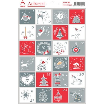 ARCH Adventní kalendář ptáčci 802
