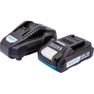 XTLINE XTLINE XT102887 / Литиево-йонна батерия 18 V 2.0 Ah EVE с 2.4 A зарядно устройство (XT102887)