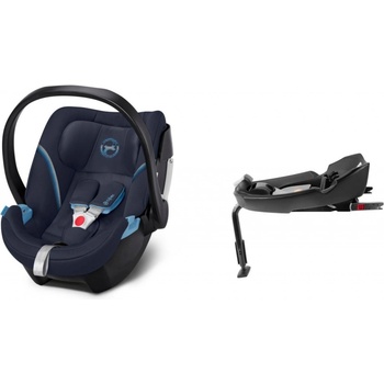 Cybex ATON 5 + základna do auta BASE 2-FIX 2022 Navy Blue