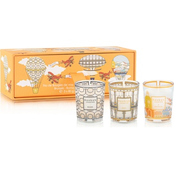 Baobab Collection My First Baobab Gift Trio Ароматни свещи Brussels-Roma-A Saint-Tropez, 3 бр (MAX06BOXTRIO-BRS)