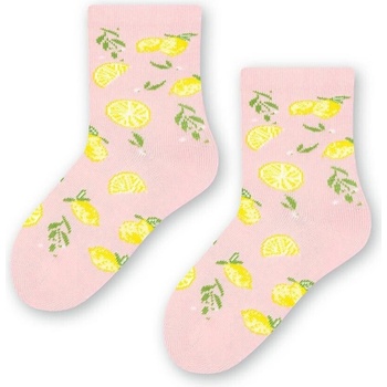 Dívčí ponožky Citronek světle růžová
