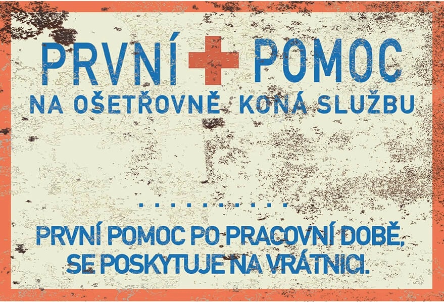 Ceduľa První Pomoc