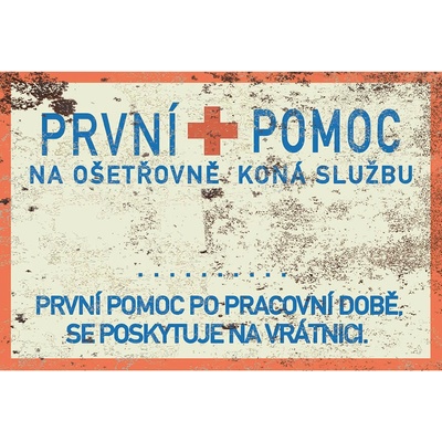 Ceduľa První Pomoc