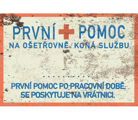 Ceduľa První Pomoc