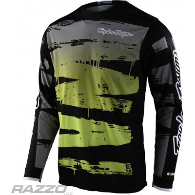 Troy Lee Designs GP Jersey Youth Brushed Black Glo Green 2022 | Zboží Auto