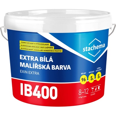 Stachema IB400 bílá 15+3 kg
