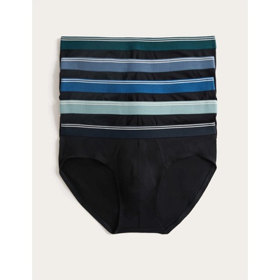 Marks & Spencer Трико от чист памук с технология Cool & Fresh, 5 броя в опаковка Marks & Spencer черна Marks & Spencer | Cheren | МЪЖЕ | M