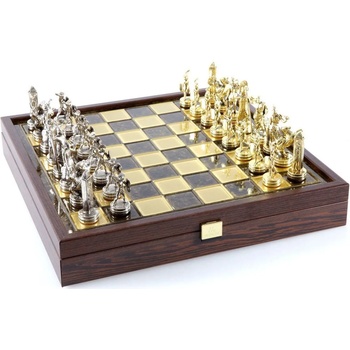 Manopoulos Луксозен ръчно изработен шах Manopoulos - Древногръцка митология, 34 х 34 cm