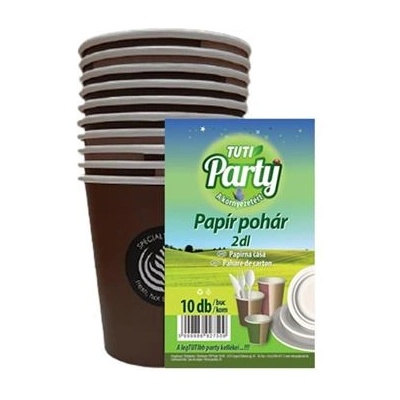 TUTI Хартиена чаша, 2 dl, 10 бр, TUTI "Party" PDP_964 (PDP_964)