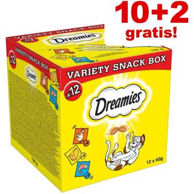 Dreamies pamlsky Variety Snack Box 12 x 60 g
