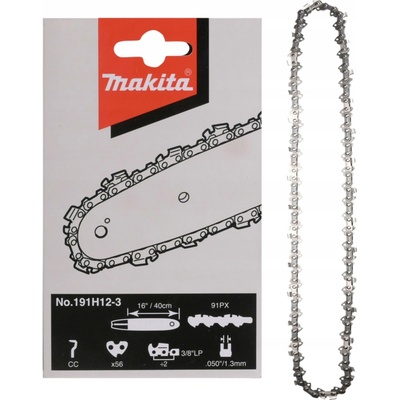 Makita 191H12-3 pilový řetěz 40cm 1,3mm .050" 3/8"LP 56čl