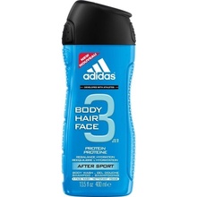 Adidas 3 Active After Sport Men sprchový gél 400 ml