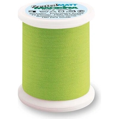 Vyšívací nit PES Madeira Frosted Matt 40 (500m) barva 7848 lime green