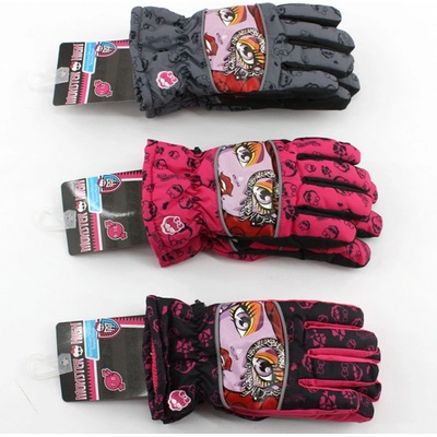 Setino lyžařské rukavice Monster High šedá – Zboží Dáma