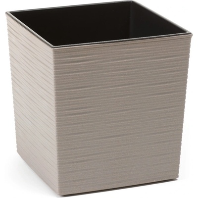 LAMELA květináč JUKA ECO DLUTO 300 x 300 mm 310 mm šedý