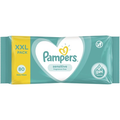 Pampers Мокри кърпички Pampers - Sensitive, 80 броя (1007000165)