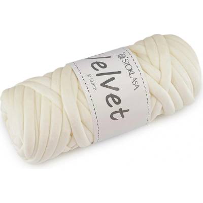 Příze Marshmallow silná Velvet Ø10 mm 500 g Varianta: 1 (005) krémová světlá, Balení: 1 ks 60846/157461/282517
