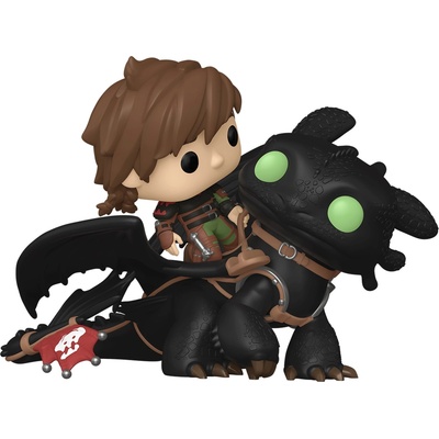 Funko Фигура Funko POP! Rides: How to Train Your Dragon - Hiccup with Toothless #123 (FK81181)