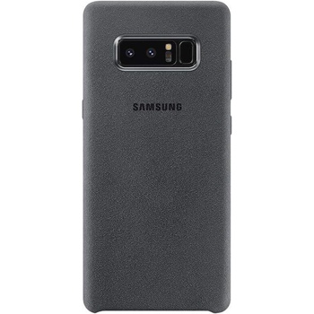 Samsung Alcantara Cover EF-XN950AJ - оригинален кейс от алкантара за Samsung Galaxy Note 8 (тъмносив)
