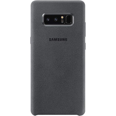 Samsung Alcantara Cover EF-XN950AJ - оригинален кейс от алкантара за Samsung Galaxy Note 8 (тъмносив)