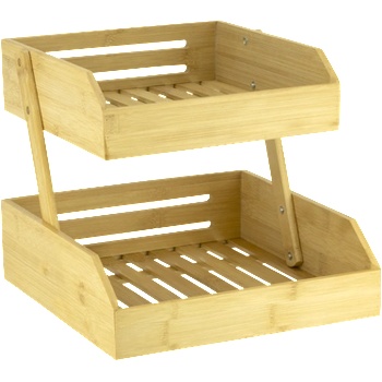 Horecano HORECANO-FAIA-Щендер на две нива бамбуков 27x27xh23cm (НС-931292) (243045-1) (01931292)