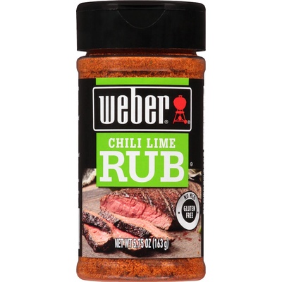 WEBER Korenie Chili Lime Rub Seasoning 163 g