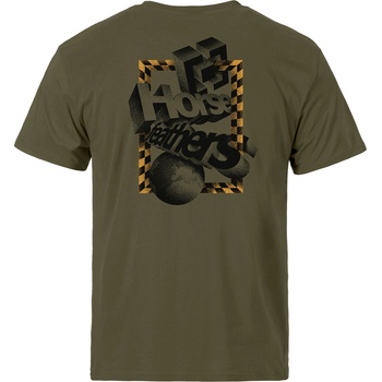 Horsefeathers Трико Blocks - изгорял маслинен Horsefeathers | Zelen | МЪЖЕ | M