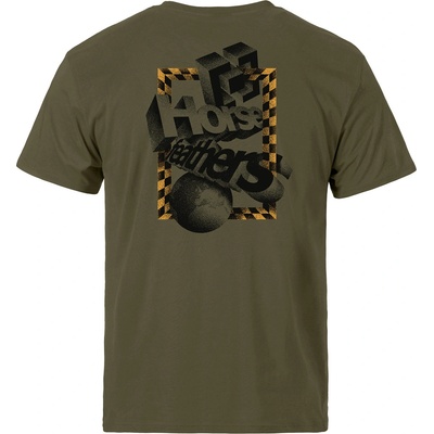 Horsefeathers Трико Blocks - изгорял маслинен Horsefeathers | Zelen | МЪЖЕ | M