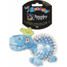 Spunky Pup dinosaurus v priehľadnej loptičke 17 cm