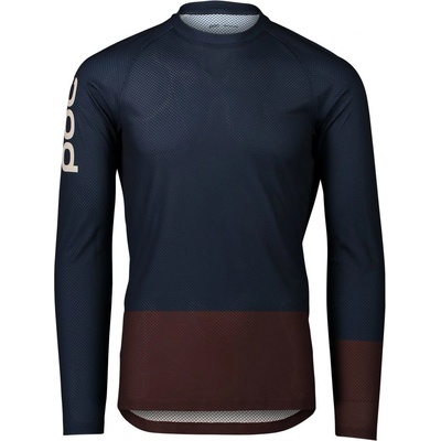 POC MTB Pure LS Turmaline Navy/Axinite Brown