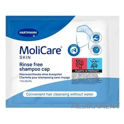 MoliCare SKIN Rinse free shampoo cap čiapka so šampónom a kondicionérom