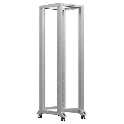 Lanberg open rack 19" 42U 600x800, grey (OR01-6842-S)
