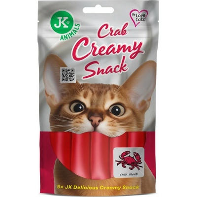 JK ANIMALS krém pre mačky krabia 5 x 15 g