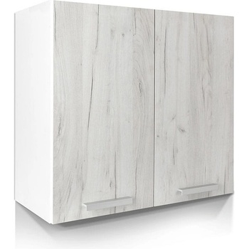 Matis Кухненски шкаф горен с две врати in v80 снежен дъб