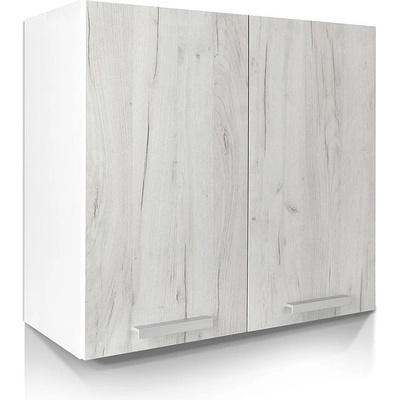 Matis Кухненски шкаф горен с две врати in v80 снежен дъб