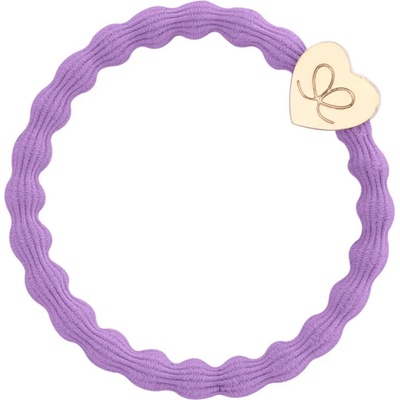 By Eloise London Gold Heart Gumička na vlasy pre ženy farba Lilac