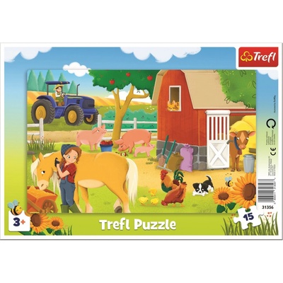Trefl Na farmě 15 dielov