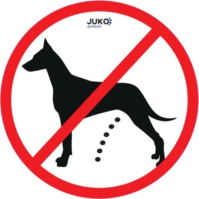 Samolepka Juko ZÁKAZ VENČENÍ