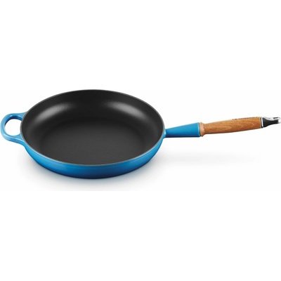 Le Creuset Pánev na smažení SIGNATURE 28 cm AZURE litina