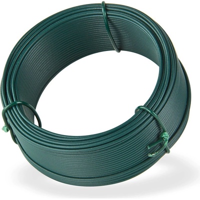 DEMA Viazací drôt poplastovaný 1,4 mm, dĺžka 25 m, zelený