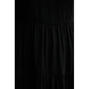 Gestuz Рокля Gestuz в черно дълга разкроена 10910441 (10910441)