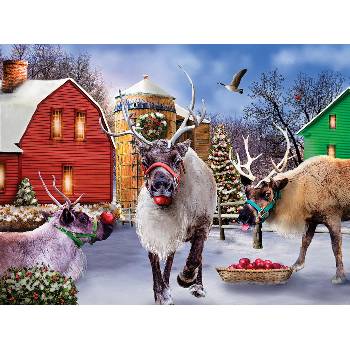 Image 1 of SunsOut - Puzzle Reindeer Farm - 1 000 piese