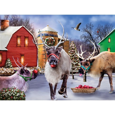 SunsOut - Puzzle Reindeer Farm - 1 000 piese