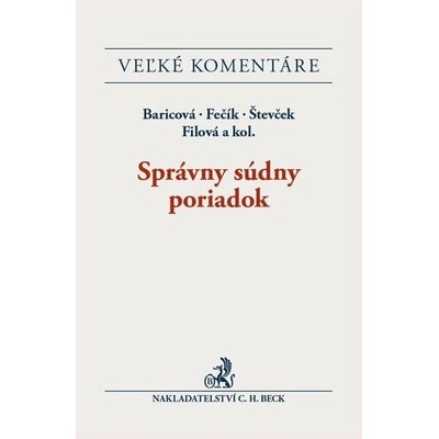 Správny súdny poriadok - Kolektív autorov