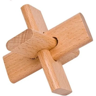 Johntoy Дървен 3D пъзел - главоблъсканица, Johntoy - Вид 10 (28173-10)