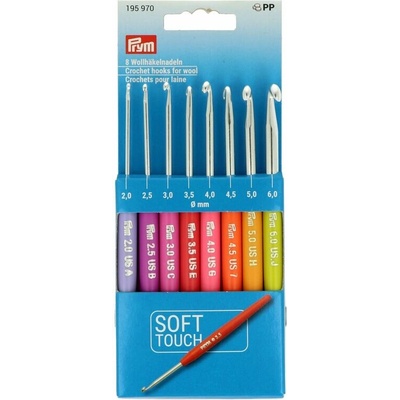 Prym sada háčikov na háčkovanie 8 kusov 2 - 6mm