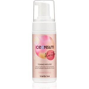 Inebrya Keratin Toning Mousse регенерираща пяна За коса s keratinem 150ml