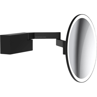 Decor Walther Увеличително козметично огледалце x5 Vision стенно черен мат (0123160)
